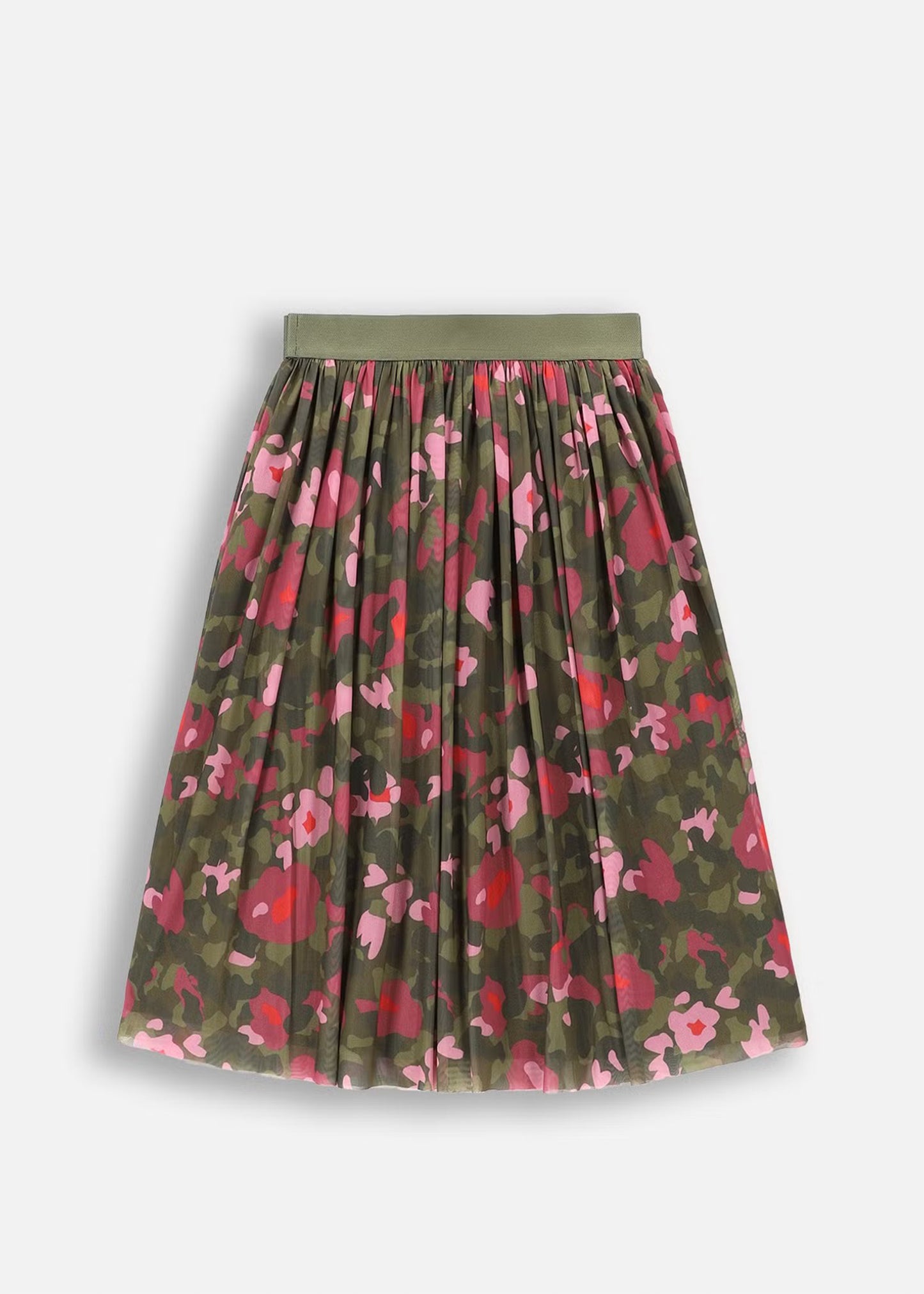 Kid Girls Printed Multicolor Skirt