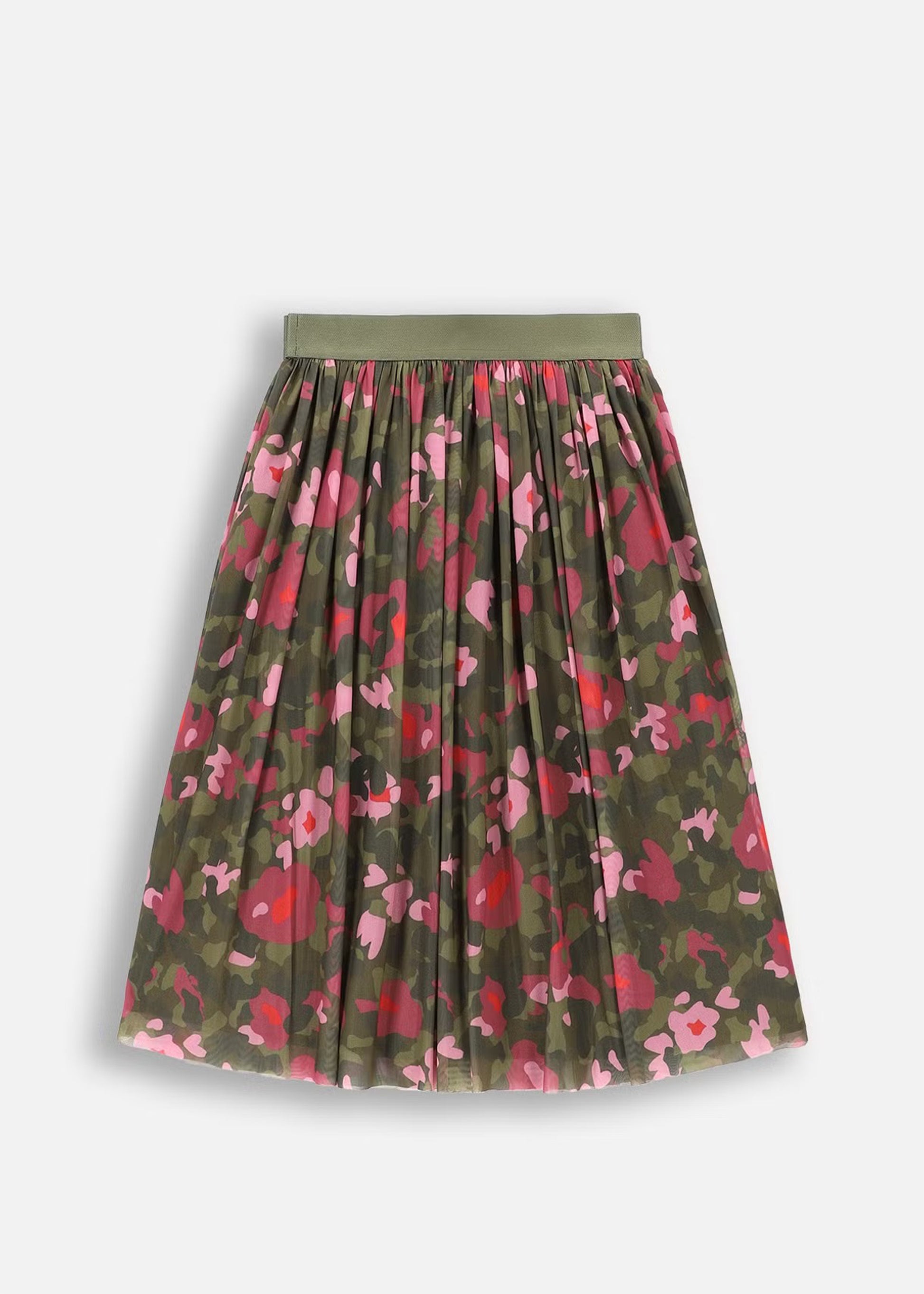 Kid Girls Printed Multicolor Skirt