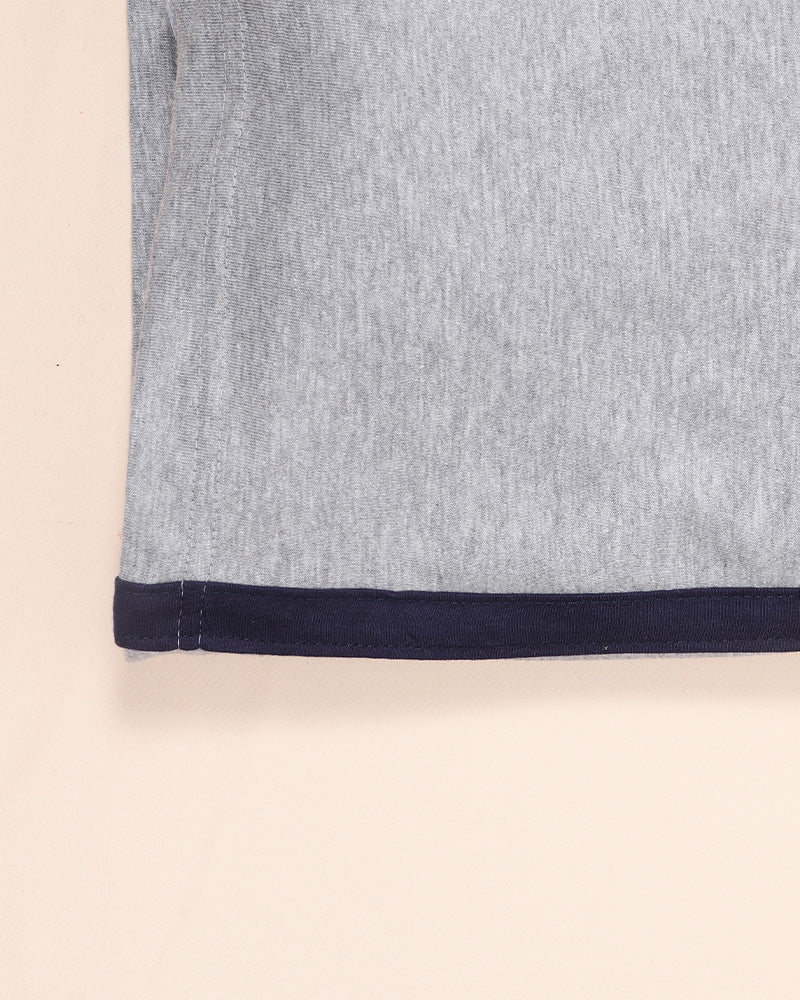 Men Grey Solid Loopknit Shorts