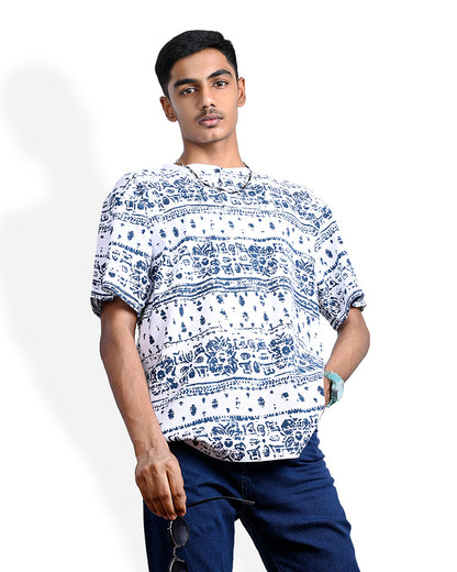 J&JP Men's oversize Printed T-shirt