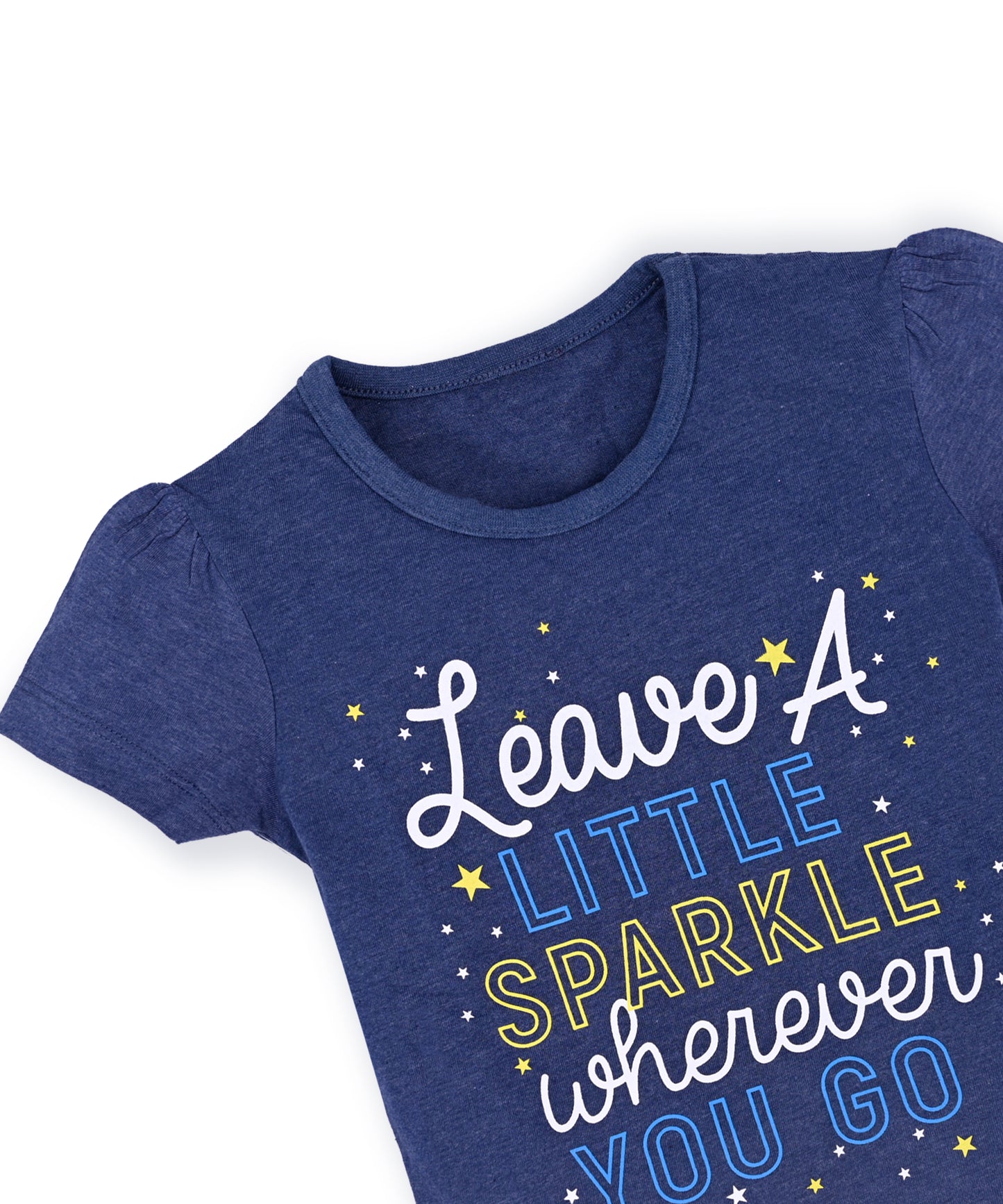 J&JP Kids Girls Printed Half sleeve T-shirt