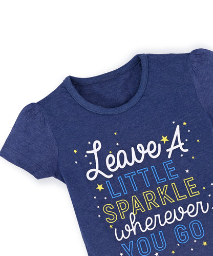 J&JP Kids Girls Printed Half sleeve T-shirt