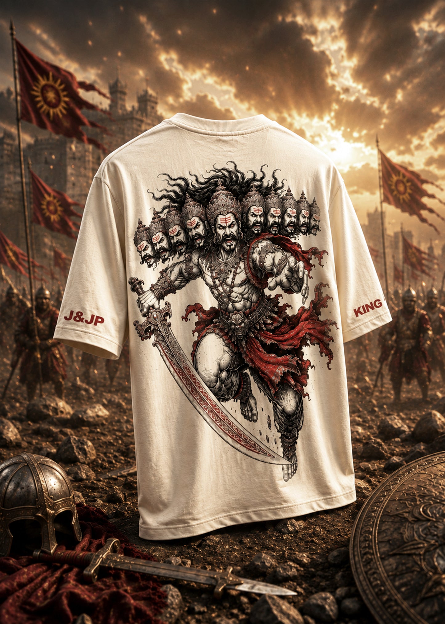 RAMAYANA - RAVANAN ARTISTIC TSHIRT J&JP