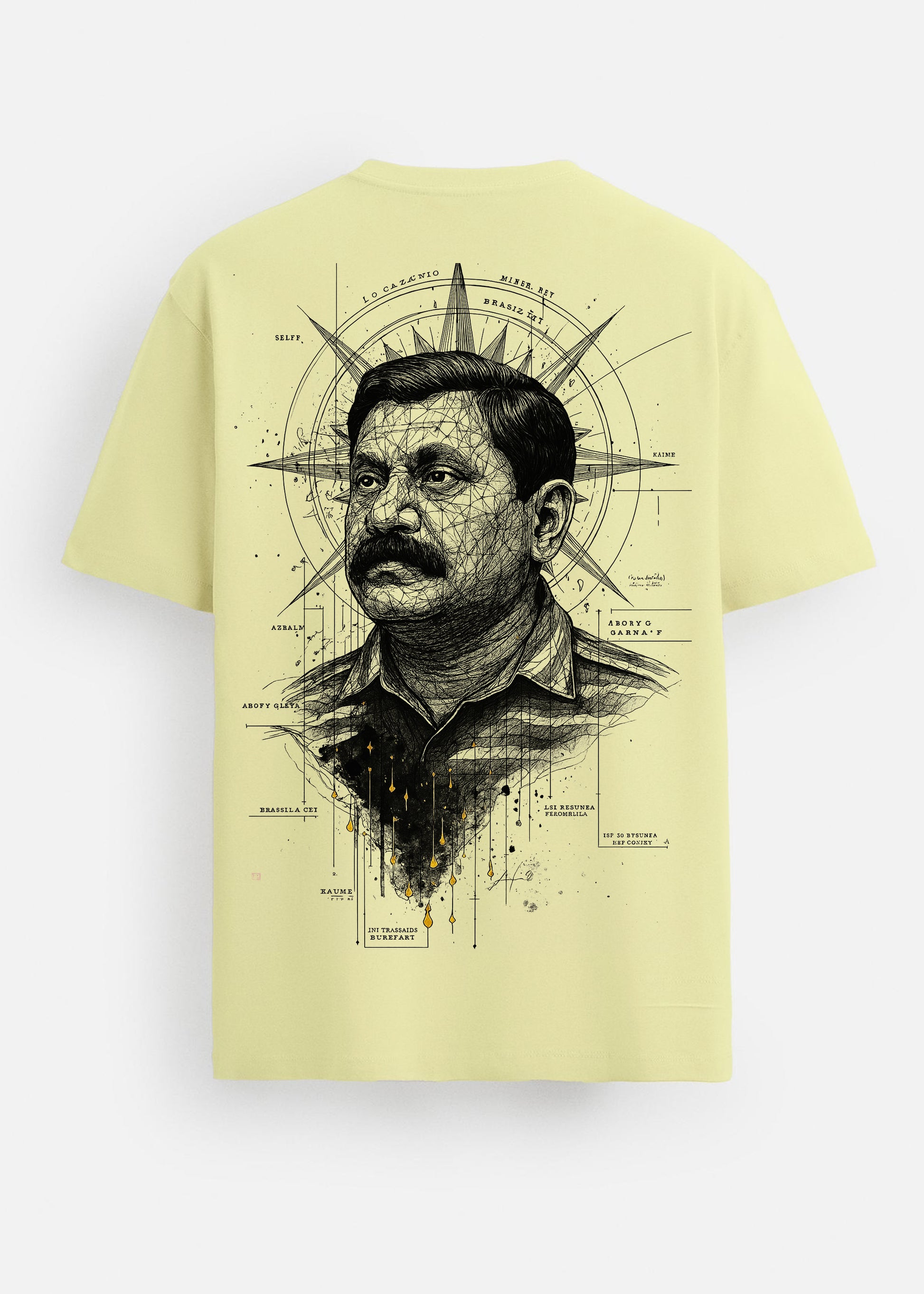 GOAT Series Back Graphic Regular Fit T-Shirt for Men