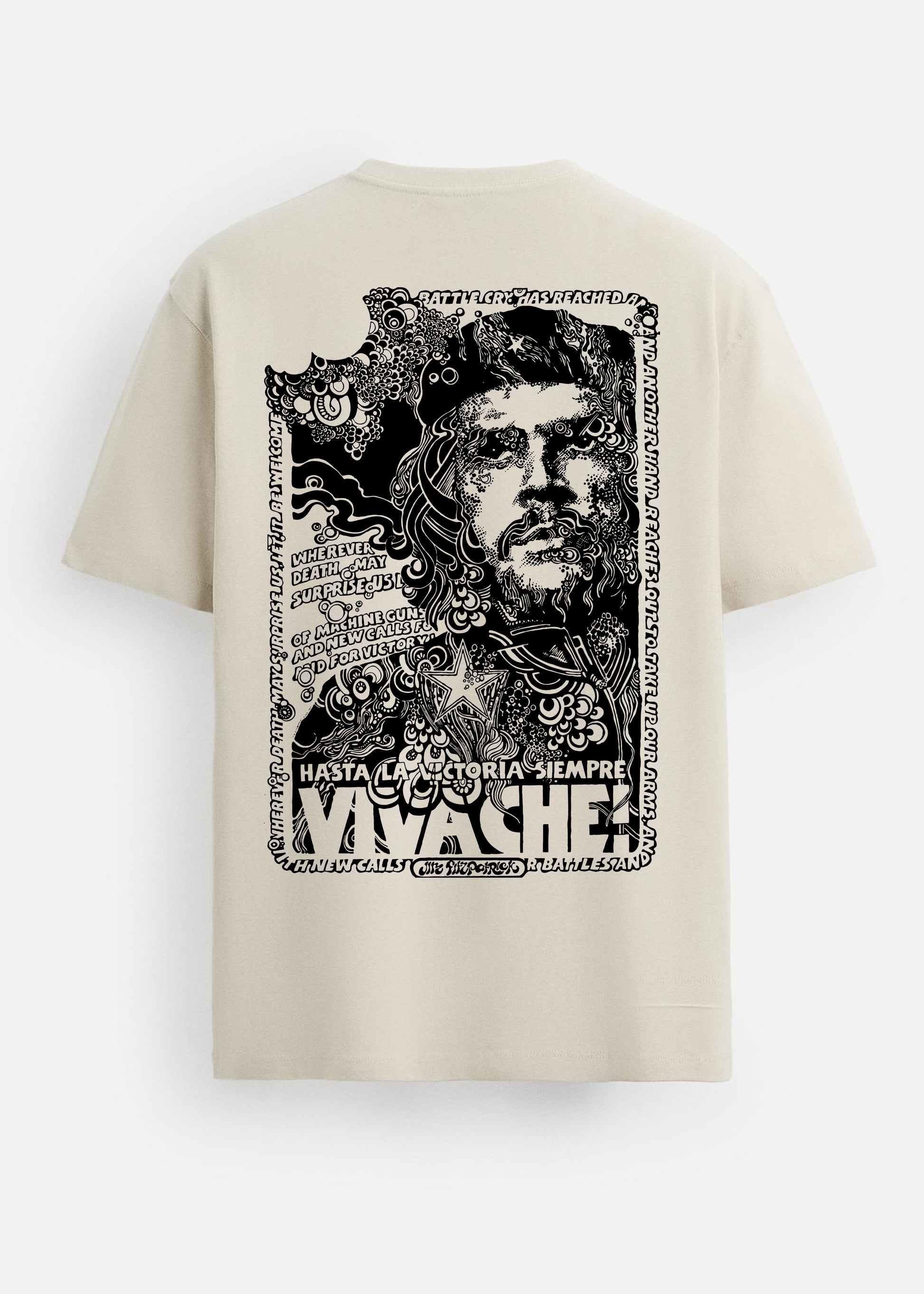 Chequera Vibe – Bold Back Print Style Tee
