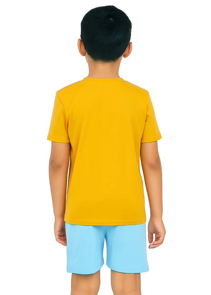 J&JP Kids Boys Printed T-shirt and Shorts Set