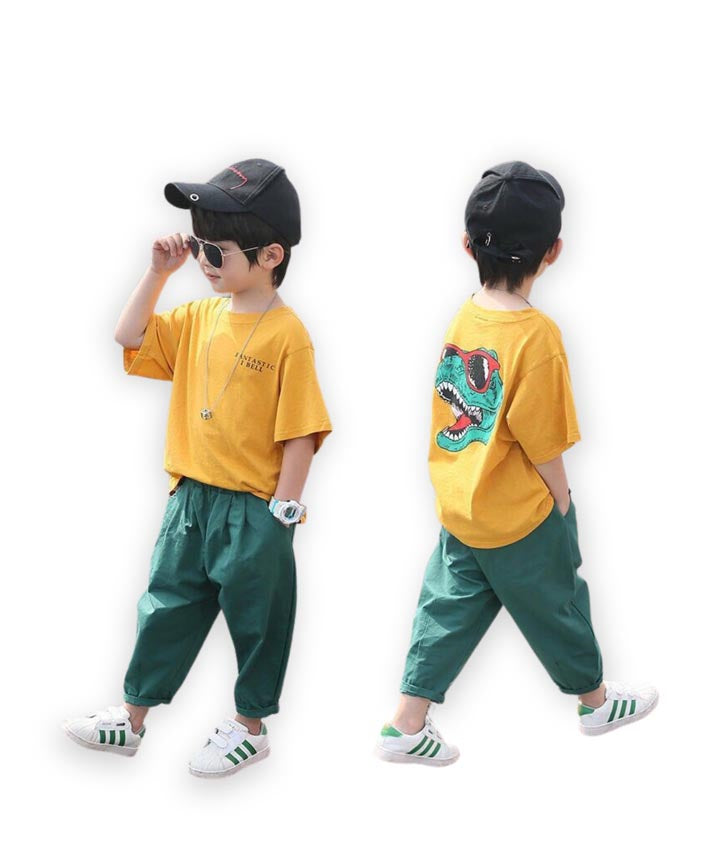J&JP Kids Printed T-shirt and Pant set