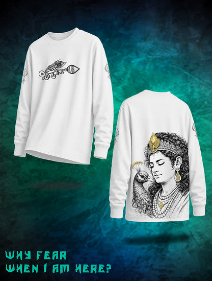 LORD MURUGAN DIVINE GRAPHIC FULL SLEEVE T-SHIRT