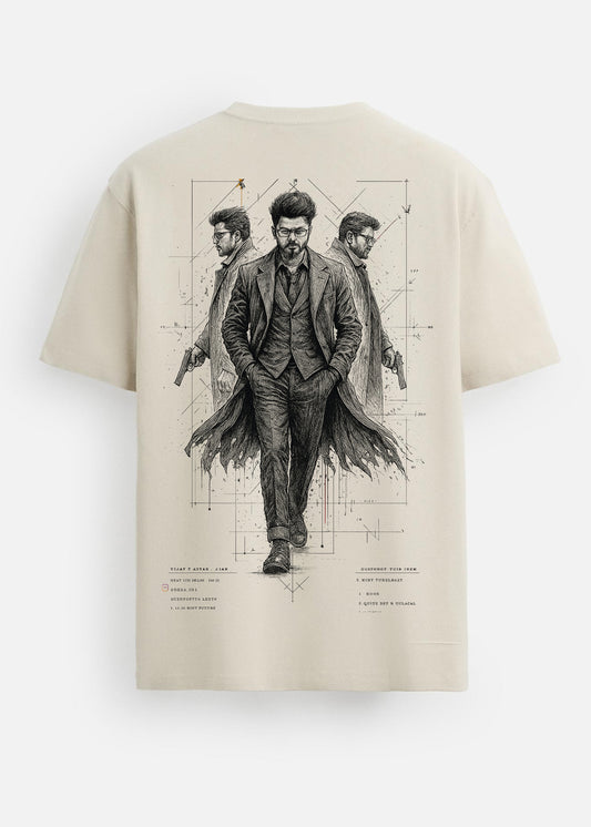GOAT Series Back Graphic Regular Fit T-Shirt for Men