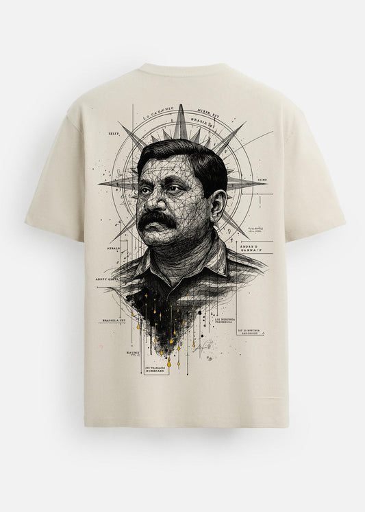 GOAT Series Back Graphic Regular Fit T-Shirt for Men
