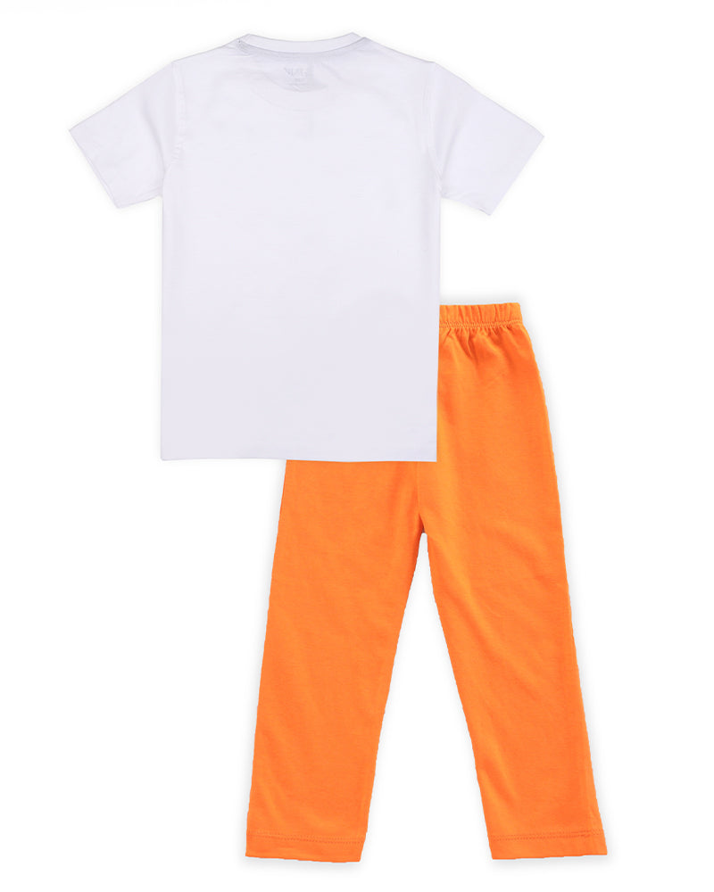J&JP Kids Boys Printed T-shirt and Pant Set