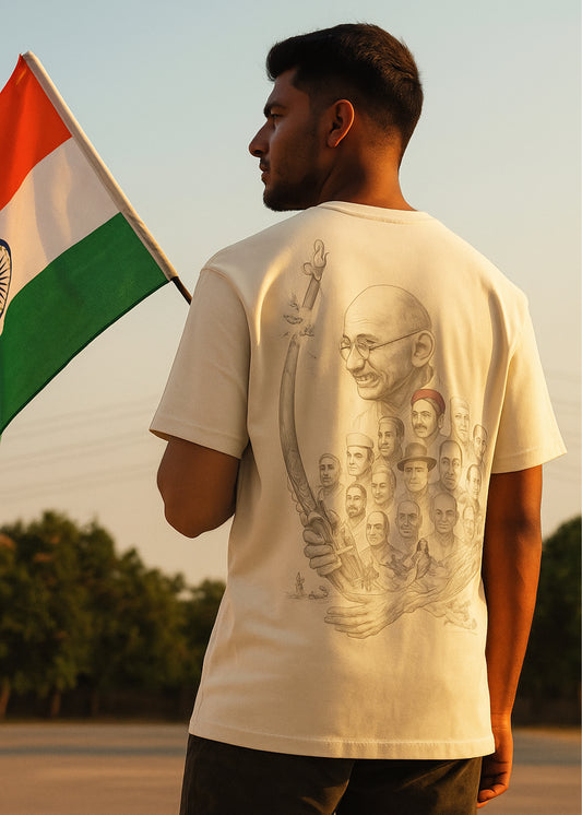 Independence Day Back Print Regular Fit T-Shirt for Men – J&JP