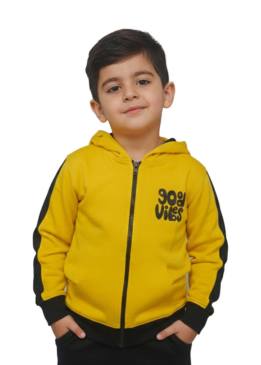 J&JP Kids Full Sleeve Solid Hoodie