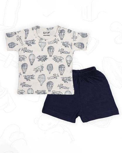 J&JP Kids Printed T-shirt and Pant