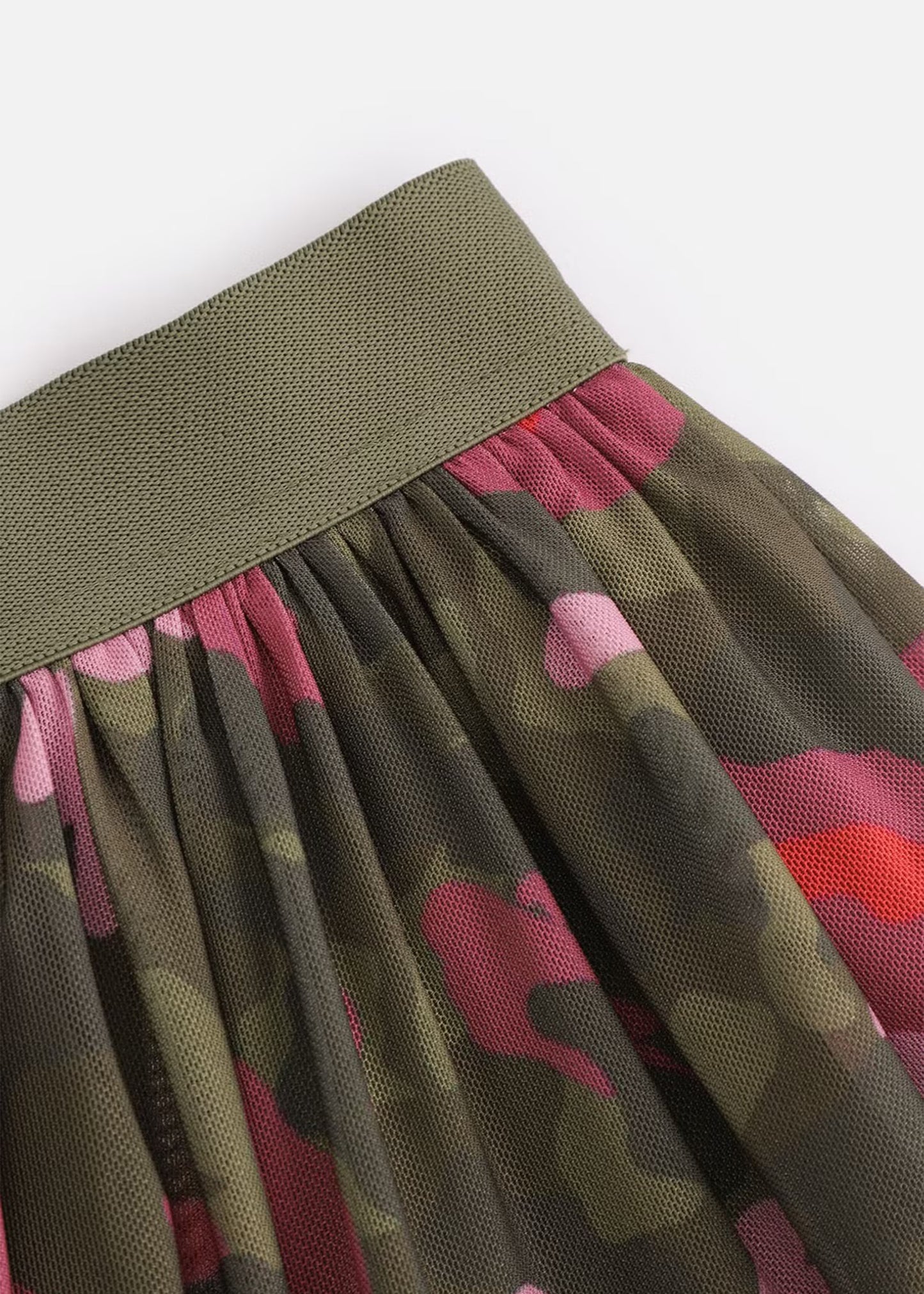 Kid Girls Printed Multicolor Skirt