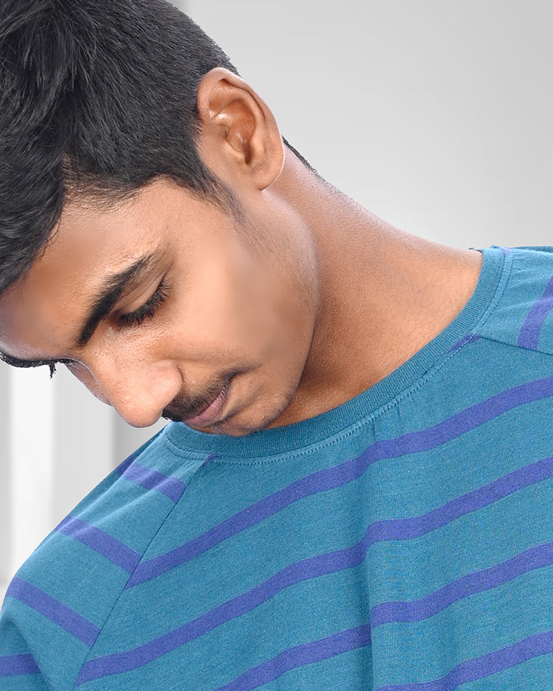 J&JP Men's Stripes Full sleeve Tshirt