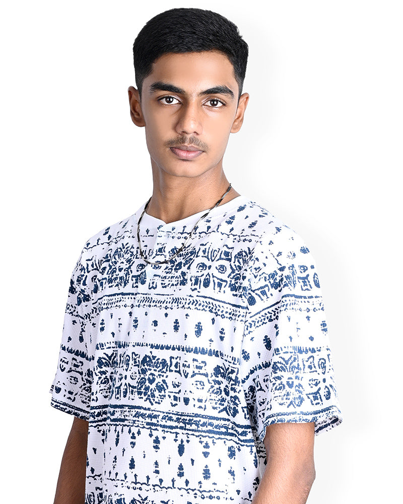 J&JP Men's oversize Printed T-shirt