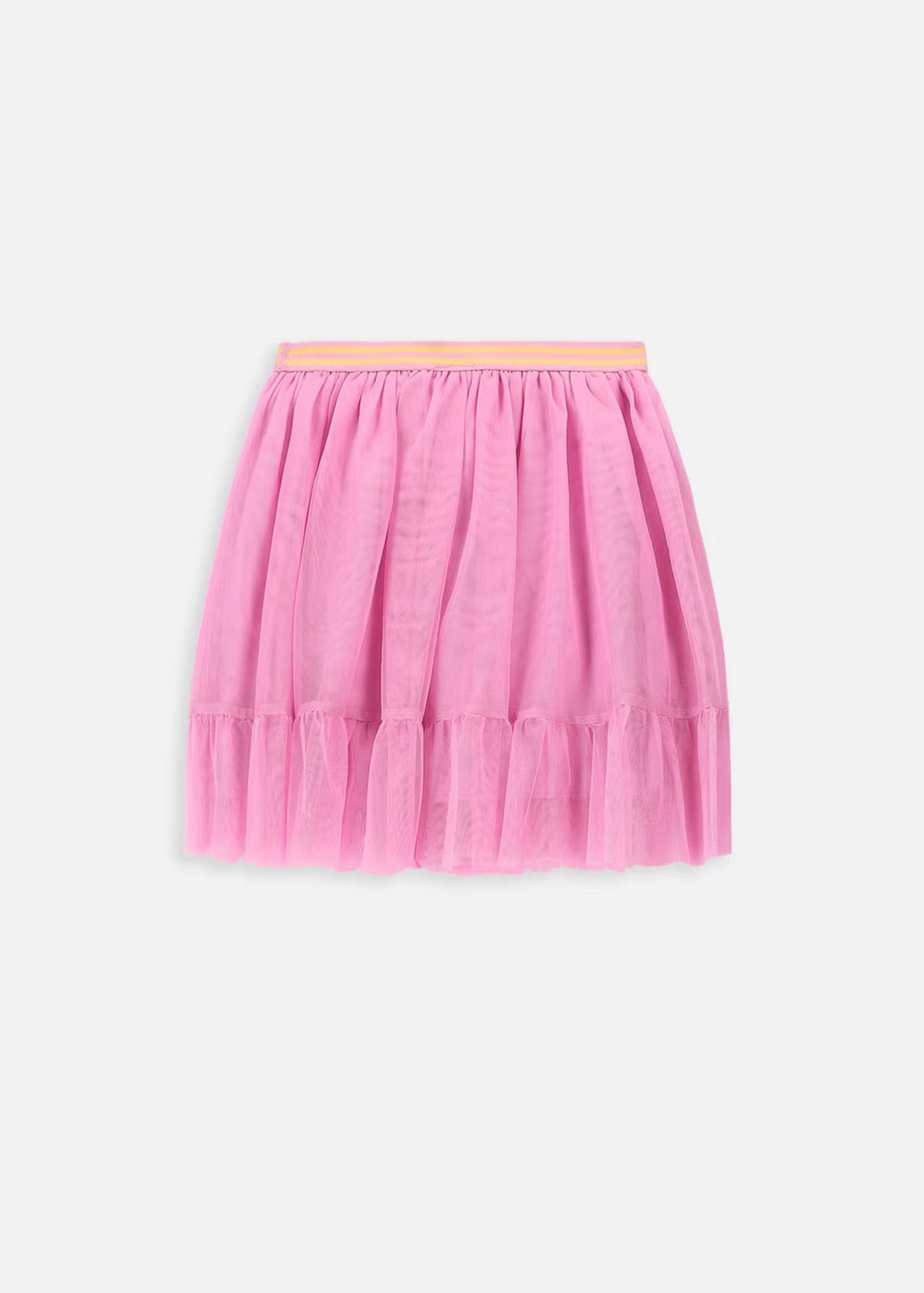 Kids Girls Solid Pink Skirt