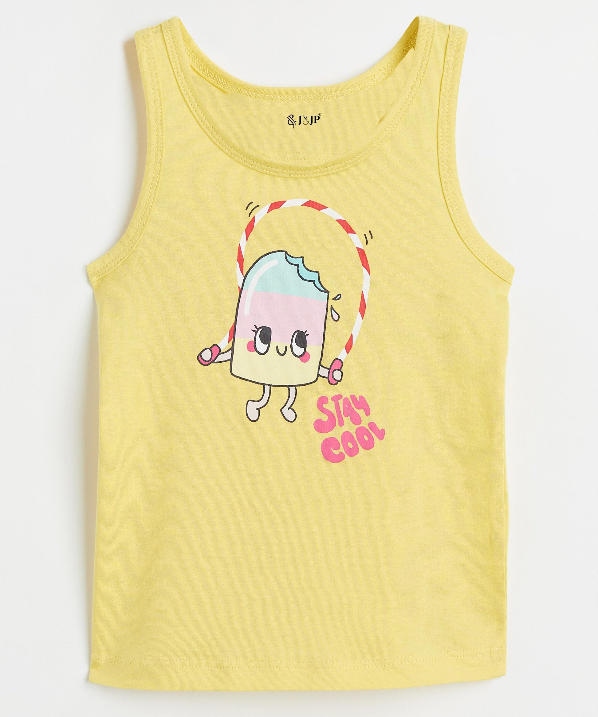 J&JP Girls Ice Cream Graphic Printed T-Shirt and Shorts Set