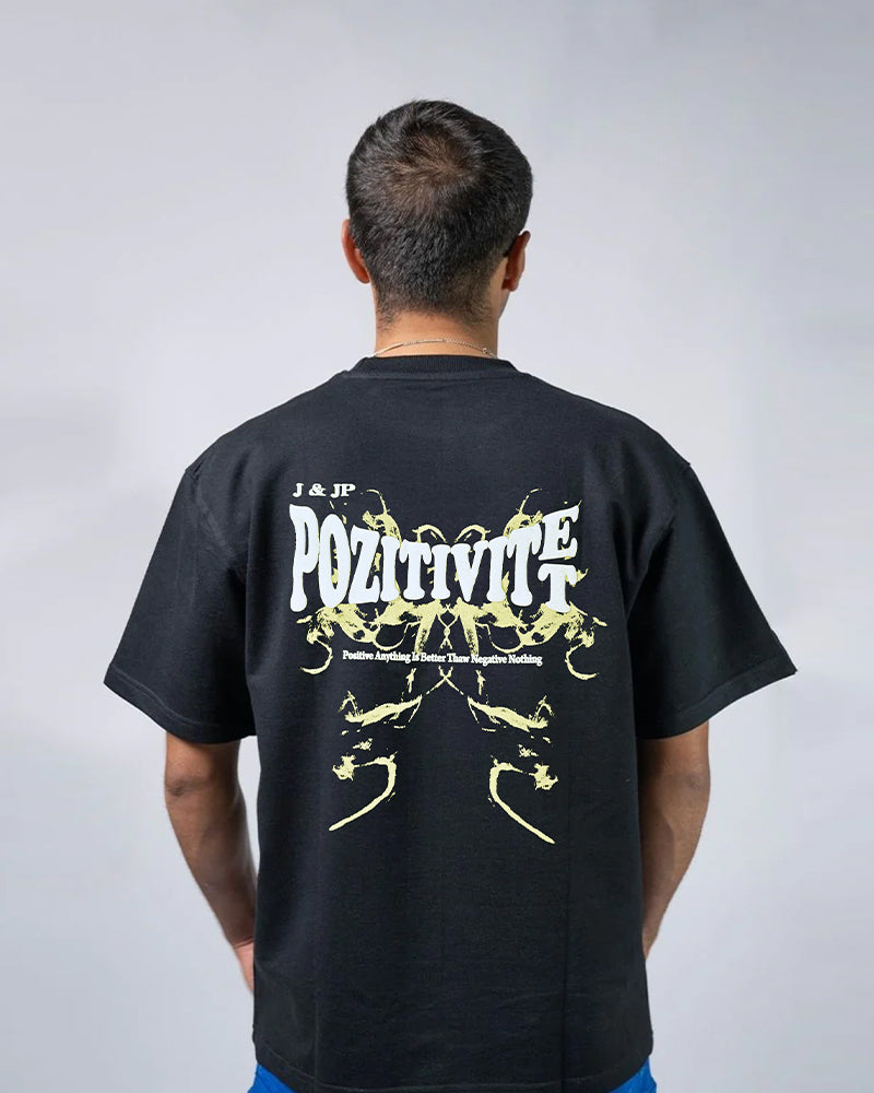 J&JP Mens oversized Puff Printed Tshirt