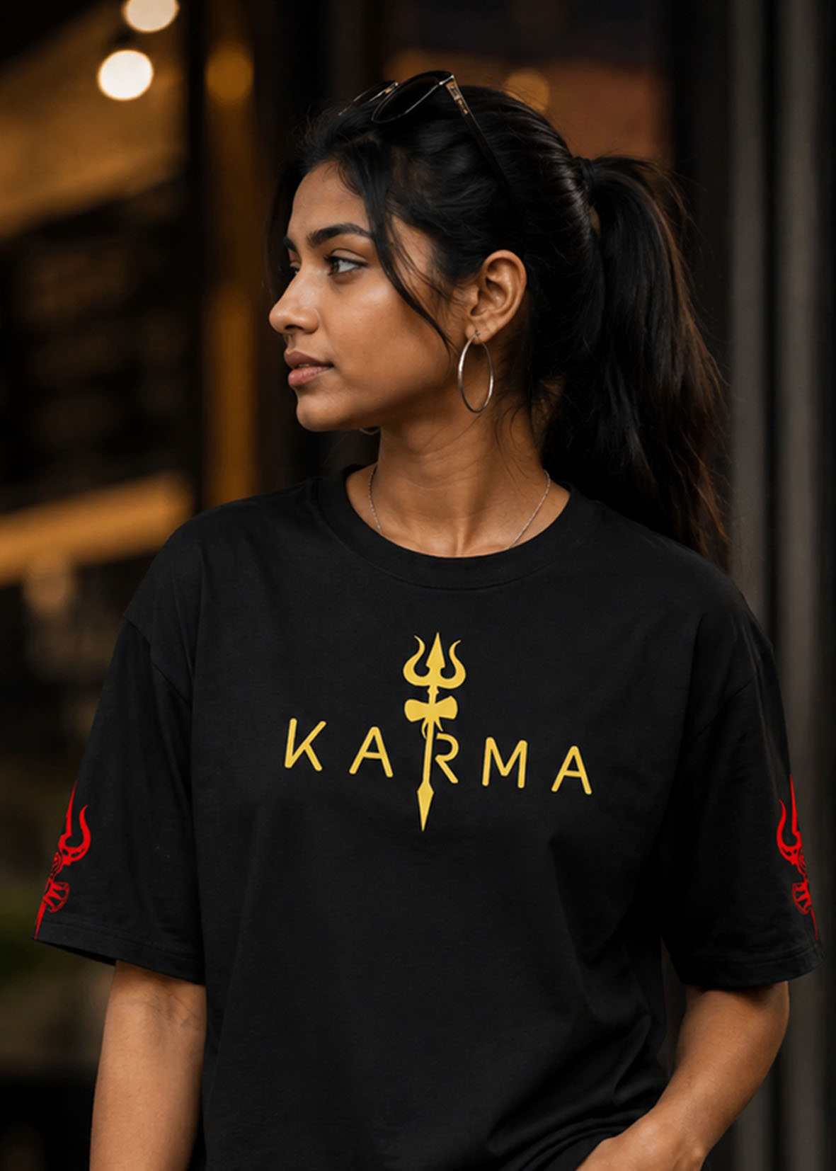 WOMENS SHIVA X KALI DIVINE GRAPHIC T-SHIRT