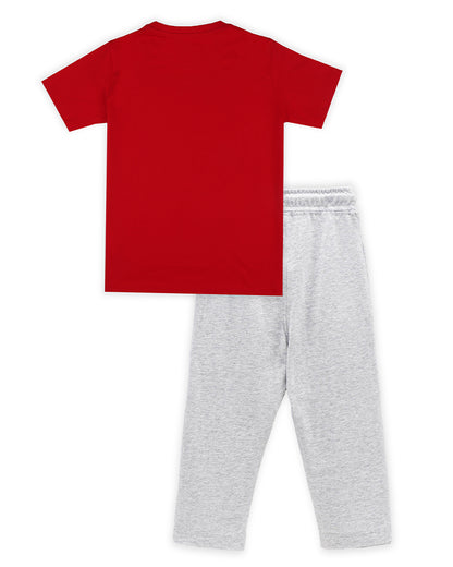 J&JP Kids Boys Printed T-shirt and Pant Set
