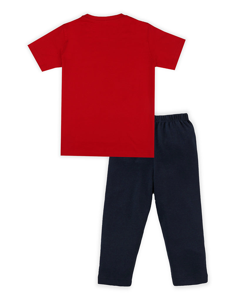 J&JP Kids Boys Printed T-shirt and Pant Set