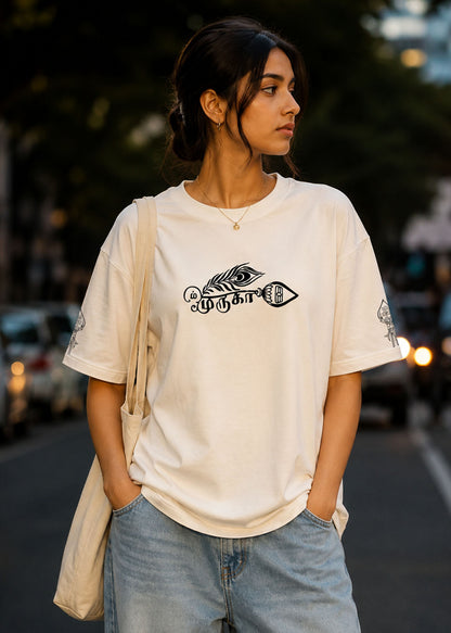 WOMENS LORD MURUGAN DIVINE GRAPHIC T-SHIRT
