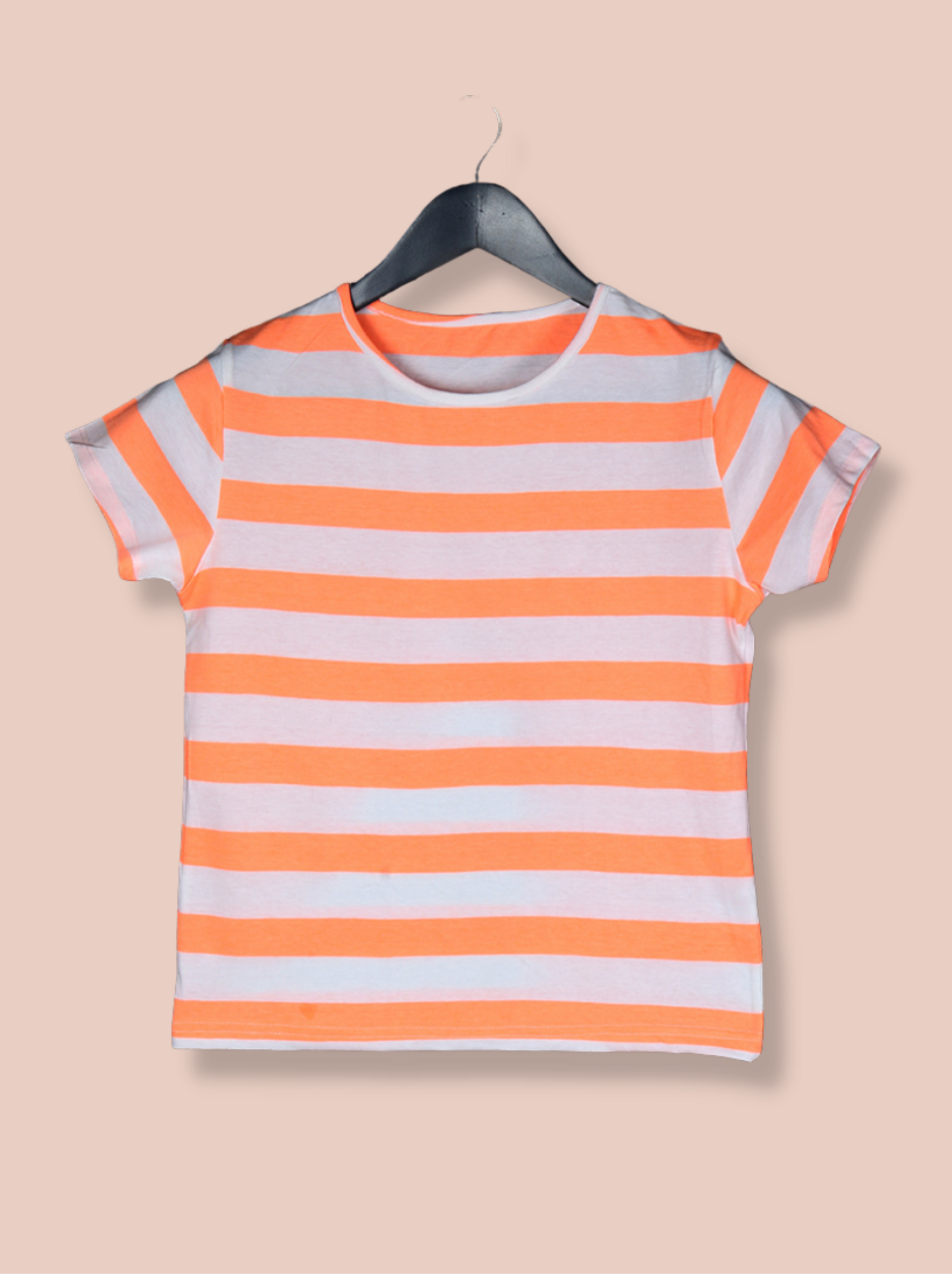 Kids Pink Half sleeve  Cotton jersey knit T-Shirt