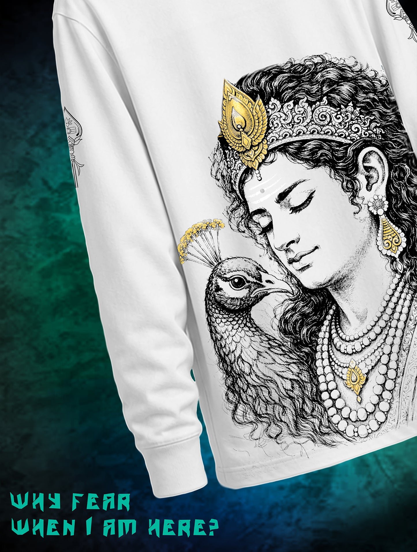 LORD MURUGAN DIVINE GRAPHIC FULL SLEEVE T-SHIRT