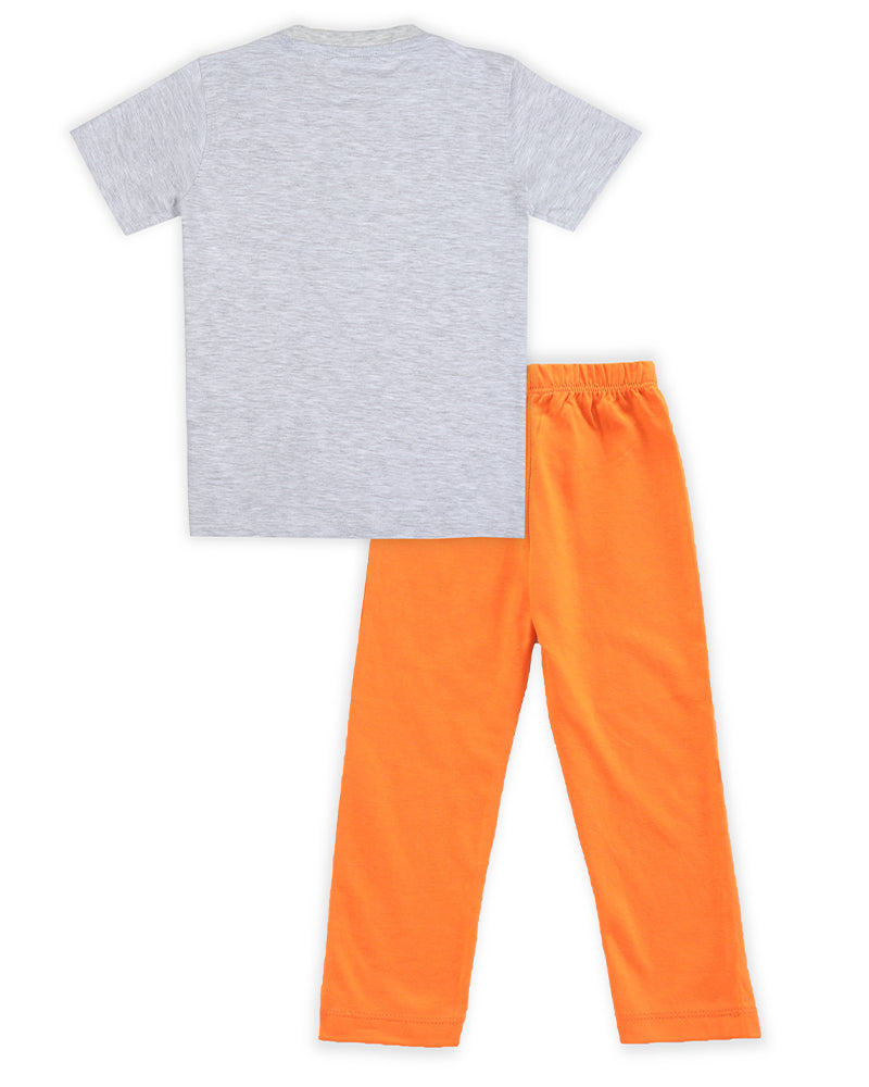 J&JP Kids Boys Printed T-shirt and Pant Set