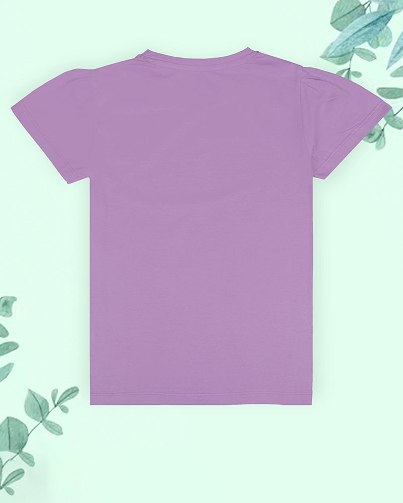 J&JP Kids Girls Printed T-shirt and Pant Set