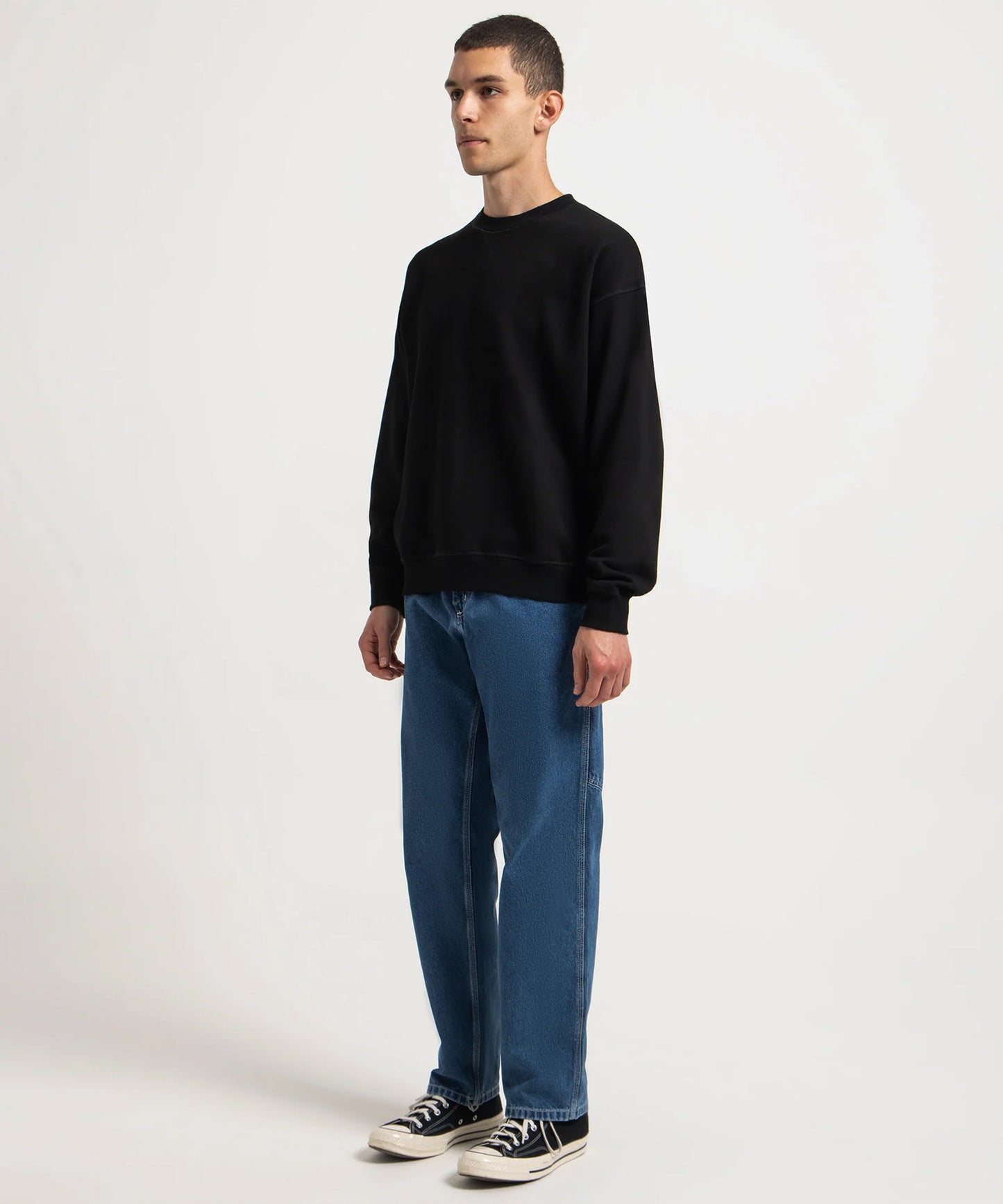 J&JP Black solid sweatshirt