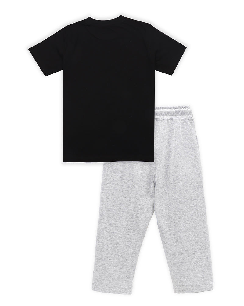J&JP Kids Boys Printed T-shirt and Pant Set