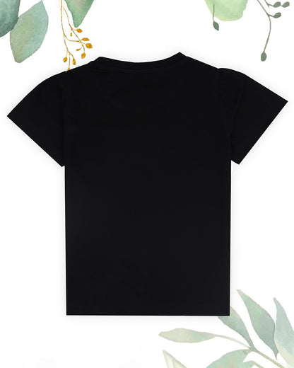 J&JP Kids Girls Printed T-shirt and Pant Set