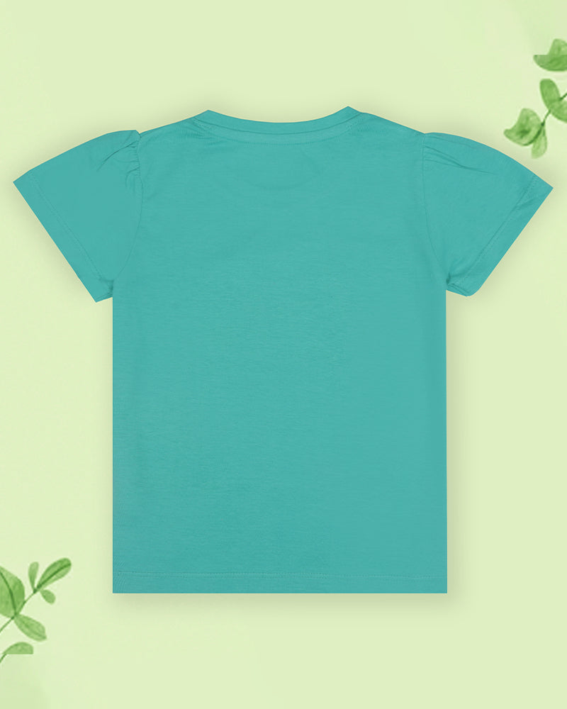 J&JP Kids Girls Printed T-shirt and Pant Set