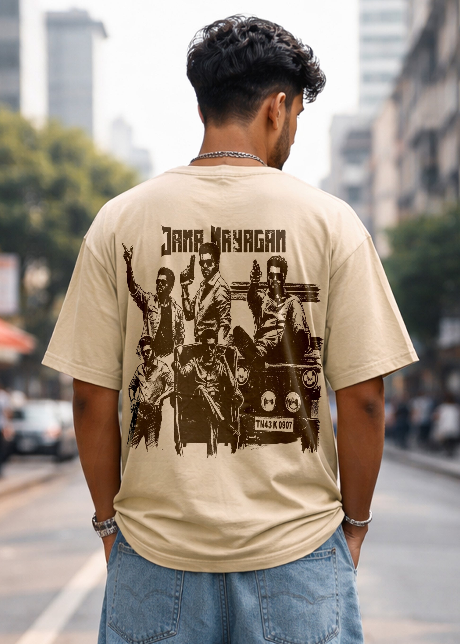 JANA NAYAGAN Thalapathy Vijay T-Shirt for Men – J&JP Premium Graphic Tee