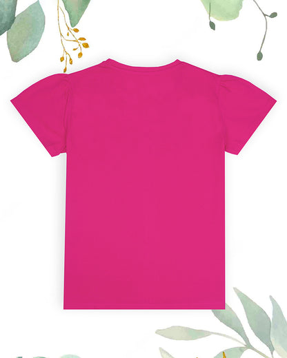 J&JP Kids Girls Printed T-shirt and Pant Set