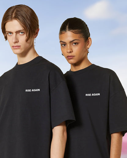 J&JP Mens oversized Puff Printed Tshirt