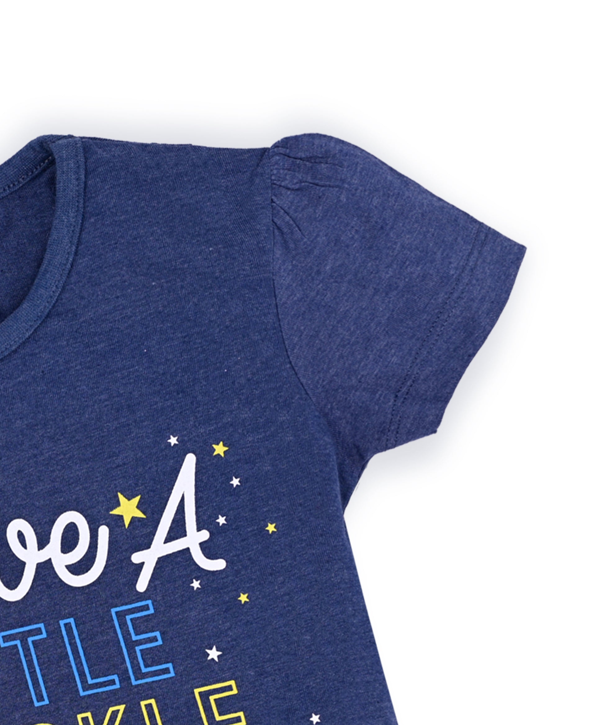 J&JP Kids Girls Printed Half sleeve T-shirt