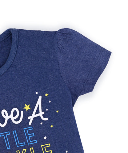 J&JP Kids Girls Printed Half sleeve T-shirt