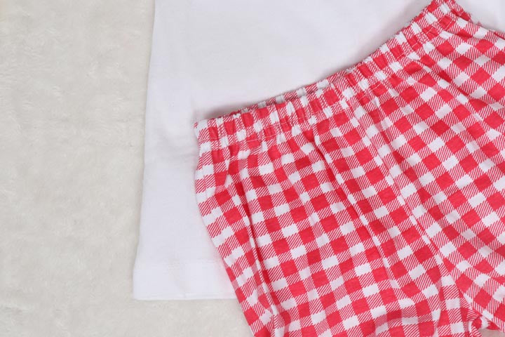 J&JP Babies Printed Soft Cotton T-shirt and Shorts Set