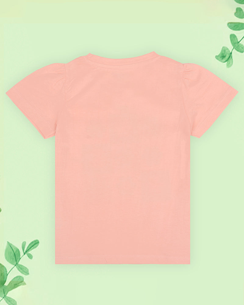 J&JP Kids Girls Printed T-shirt and Pant Set