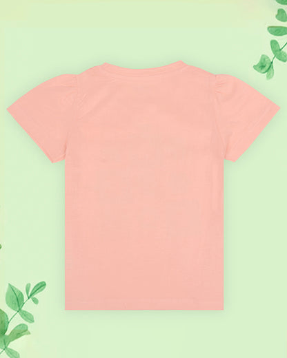 J&JP Kids Girls Printed T-shirt and Pant Set