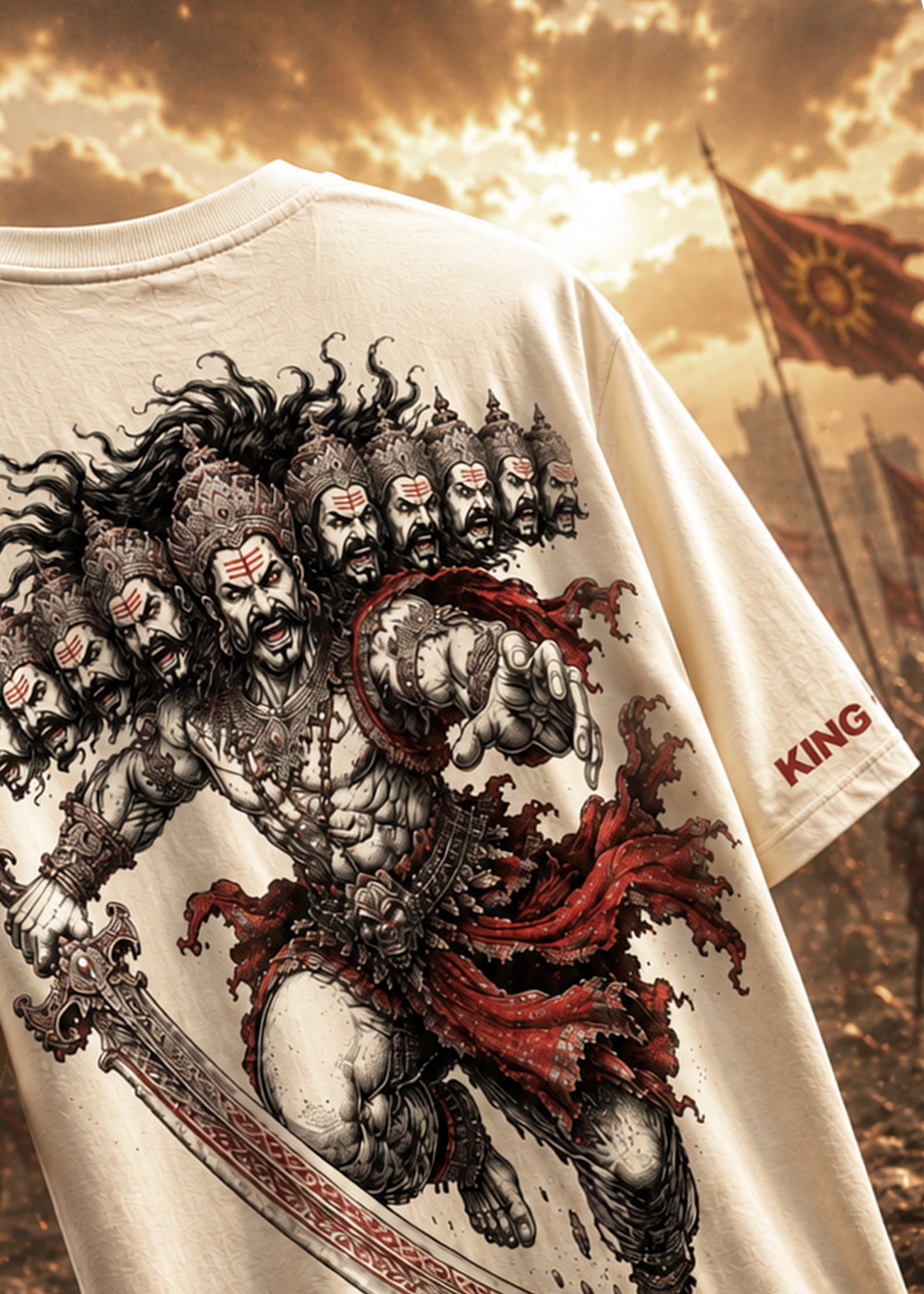 RAMAYANA - RAVANAN ARTISTIC TSHIRT J&JP