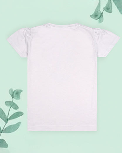 J&JP Kids Girls Printed T-shirt and Pant Set