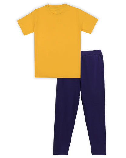 J&JP Kids Boys Printed T-shirt and Pant Set