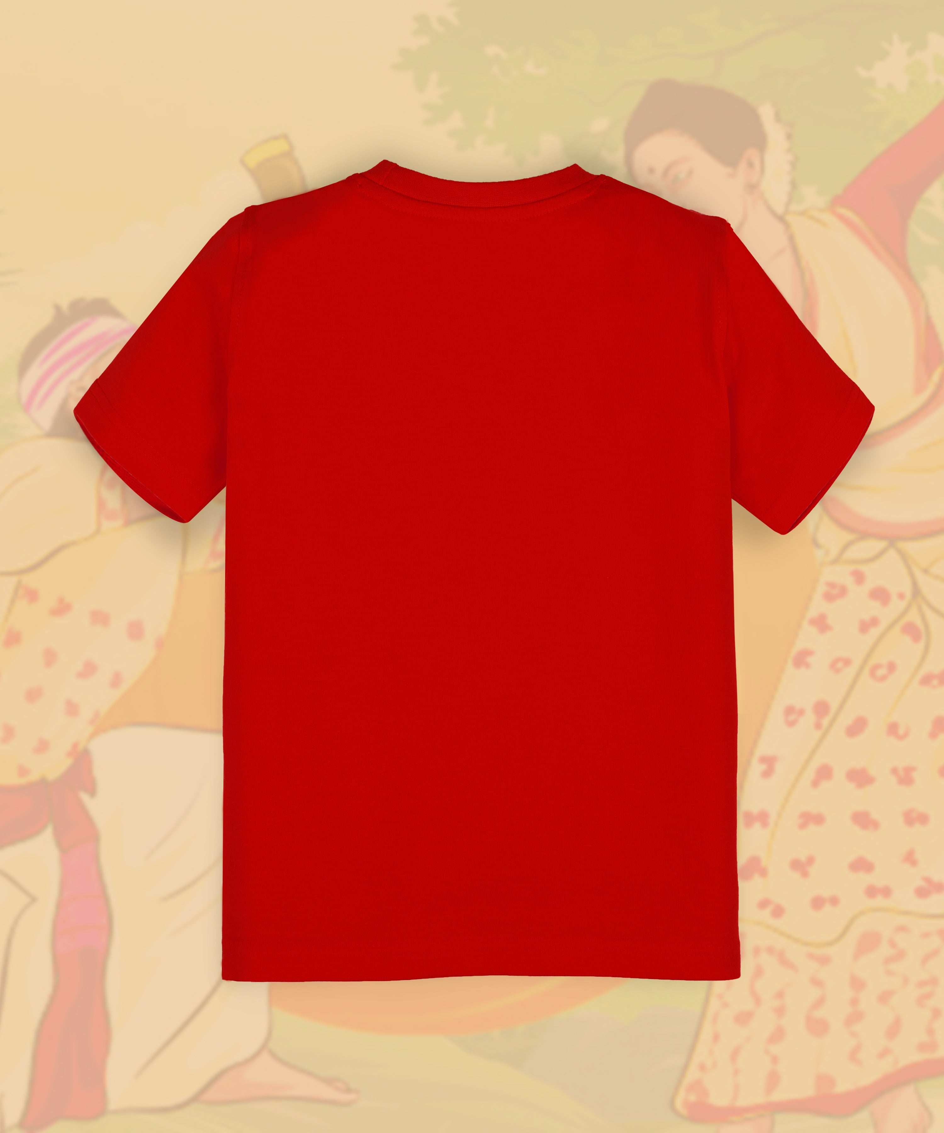 Kids Unisex Bihu Themed Cotton T-Shirt