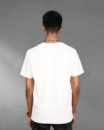 J&JP Men's Solid Tshirt -White