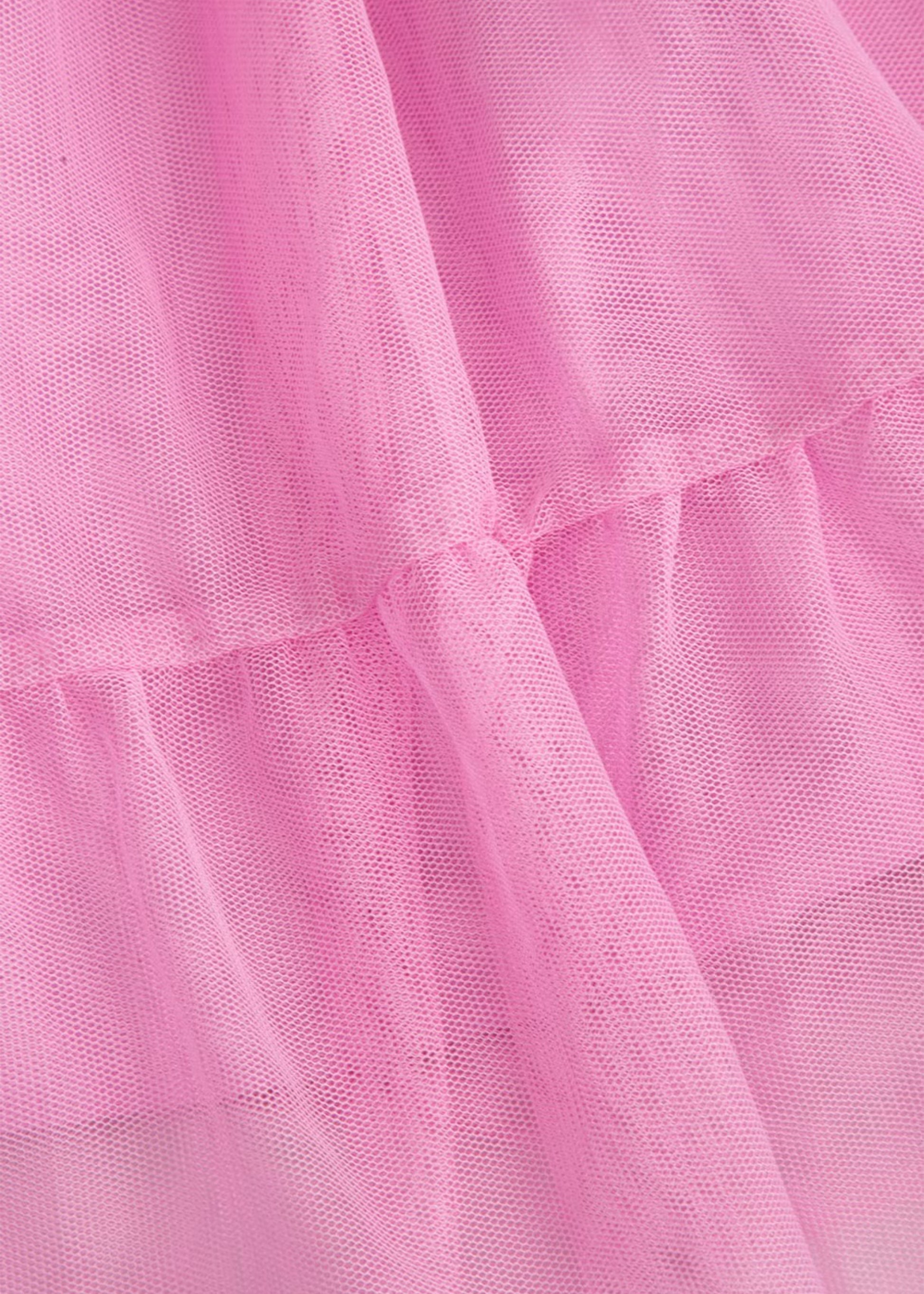 Kids Girls Solid Pink Skirt